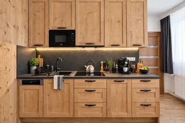 Apartmán De Luxe — kuchyňa