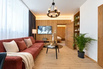 Apartmán De Luxe — obývacia izba